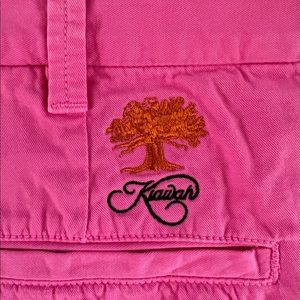 KIAWAH Polo Golf Ralph Lauren Embroidered Logo Mens Pima Shorts 38 Pink
